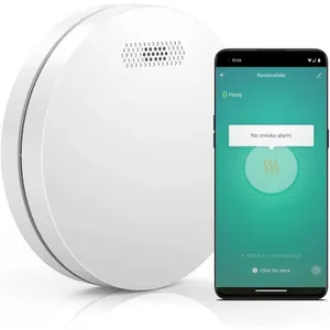 Détecteur de Fumée Connecté - Batterie de 10 Ans - Alarme Incendie WiF...Vendu parcdiscount