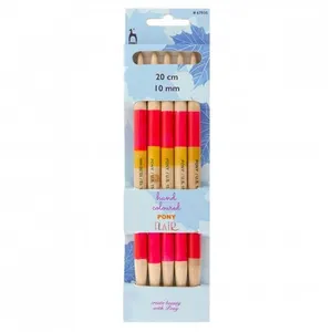 Aiguilles doubles pointes 20cm bois Flair N° 7 à 10 - Pony(...) -