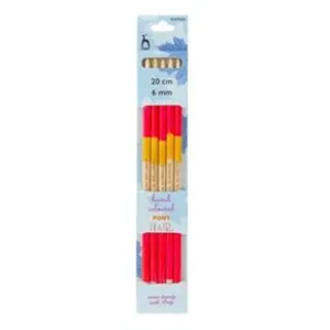 Aiguilles doubles pointes 20cm bois Flair N° 7 à 10 - Pony(...) -