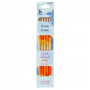Aiguilles doubles pointes 15cm bois Flair N° 3,5 à 5 - Pony(...) -