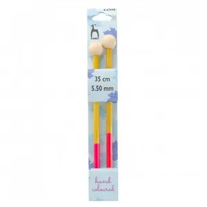 Aiguilles à tricoter 35 cm Bois Flair Du N°3 au 10 - Pony(...) -