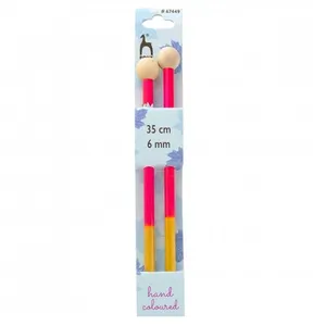 Aiguilles à tricoter 35 cm Bois Flair Du N°3 au 10 - Pony(...) -