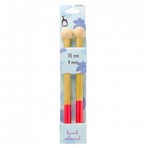 Aiguilles à tricoter 35 cm Bois Flair Du N°3 au 10 - Pony(...) - pas cher