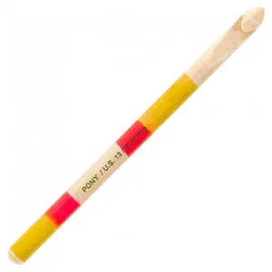 Crochets 15 cm Bois Flair Du N°3 au 10 - Pony(...) - pas cher