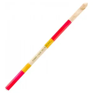Crochets 15 cm Bois Flair Du N°3 au 10 - Pony(...) - pas cher