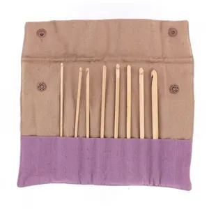 Pony Set de 8 crochets bois d'érable du n° 3 à 8 avec pochette - Vert ...