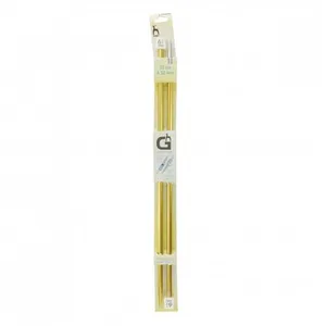 Aiguilles à tricoter 35 cm en aluminium Grove N°4 à 7,5 - Pony(...) -