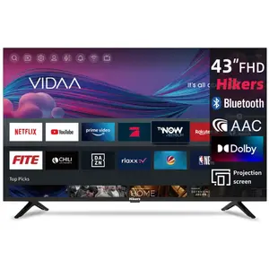Comparateur de prix : Hikers Smart TV LED Full HD 43 (109 cm) VIDAA OS-43Z1-DVB-T2/S2 Netfli...