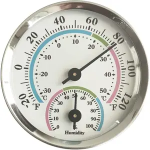 Thermo Hygromètre, Hygromètre De Température, Thermomètre Intérieur Et Hygromètre Intérieur, Pour Intérieur Ou Extérieur, Résistant Aux Hautes Températures (couleur)Vendu parmanomano