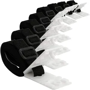AEATHU Kit De Fixation Pour Bâche Solaire De Piscine - 8 Sangles De Co... pas cher
