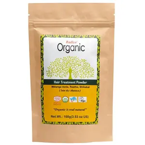 Radico Poudre Indienne Bio Mélange Amla Reetha et Shikakai 100g pas cher