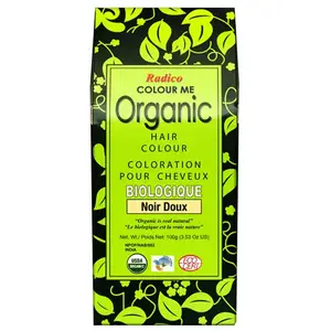 Coloration Végétale Bio - Radico - Noir Doux - 100g - 100% Naturelle - Sans Ammoniaque pas cher
