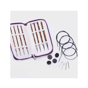 Set de 8 crochets tunisiens interchangeable Symfonie - Knitpro(...) - Violet