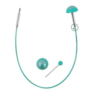 KnitPro Câble, Acier inoxydable, Bleu, Un Taille pas cher