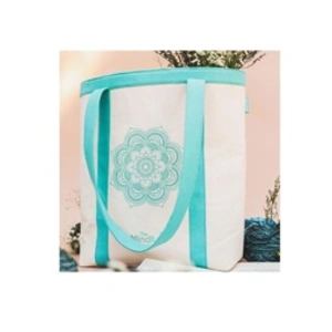 KnitPro KP36661 sac, fabric, Sarcelle & Écru, Un Taille