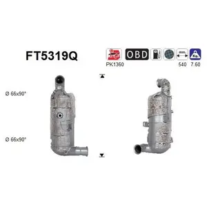 AS FT5319Q Filtre à Particules pas cher