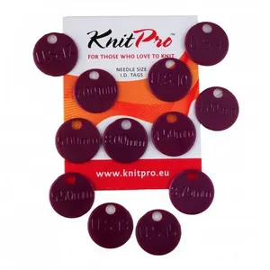 Non communiqué KnitPro Étiquettes d'identification de la Taille de l'aiguille: Lot de 12