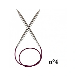 Aiguilles à tricoter circulaires fixes cable 80 cm Nova Metal du n° 2,...