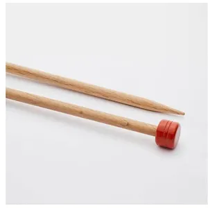 Aiguilles à tricoter en bois 25cm Basix Birch du N°5,5 au N°25 - Knitp... pas cher