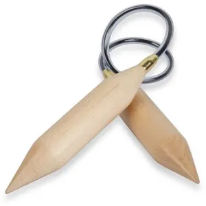 Creativ Company Aiguilles circulaires Jumbo en bois 150 cm N° 30 et N°35 - Knitpro(...) - pas cher