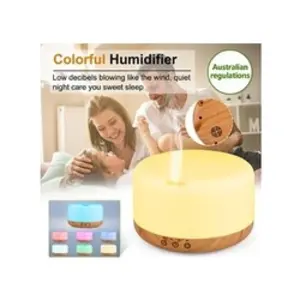 Humidificateur de diffuseur d'arôme d'huile essentielle atomisée par 1000 ml multicolore pas cher
