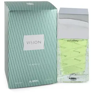 Comparateur de prix : Vision by Ajmal 100ml EDP for Men Bergamot Lemon Violet Floral Woodsy Musk Perfume for Him