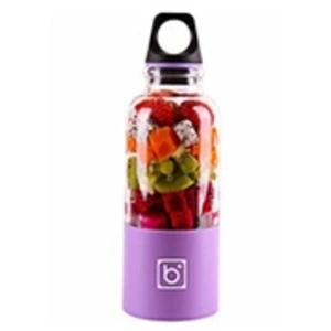 Niceeshop Juicer Blender Portable 500 Ml Electrique Rechargeable Avec USB Chargeur Câble Pour Fruits Légumes Violet pas cher