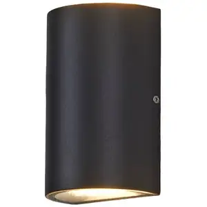 Lucande Applique d'extérieur LED semi-circulaire Jale pas cher