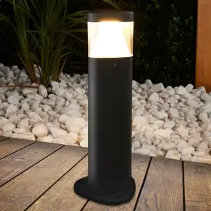 Comparateur de prix : LUCANDE LED Borne Eclairage Exterieur 'Milou' en aluminium
