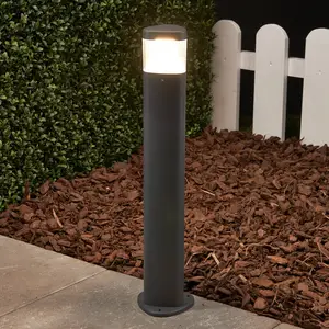 Comparateur de prix : Lucande - led Borne Eclairage Exterieur 'Milou' en aluminium
