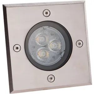 Comparateur de prix : LAMPENWELT Lucande luminaire encastré dans le sol LED Ava, 12 cm x 12 cm, IP67