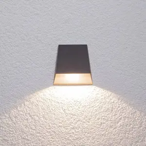 Lucande, applique d'extérieur LED Hanno, anthracite, métal, IP54 pas cher