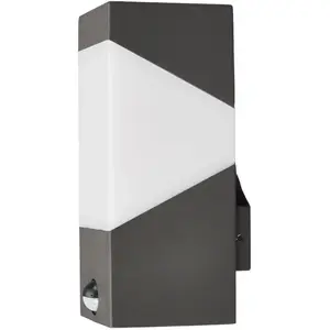 Lucande - Applique extérieure à intensité variable 'Kiran' en aluminium pas cher