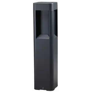 Comparateur de prix : Lucande luminaire pour socle LED Annika, anthracite, métal, 50 cm