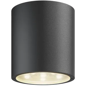 Lucande - led Plafonnier extérieur 'Meret' en aluminium pas cher