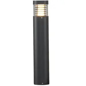 Comparateur de prix : Lucande Borne lumineuse LED Lucius, 65 cm, anthracite, métal, IP54