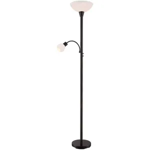Comparateur de prix : Lindby - Lampadaire 'Elaina' en métal pour salon & salle à manger