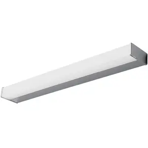 Comparateur de prix : Lindby, applique murale LED Philippa, angulaire, 59 cm, chrome, IP44