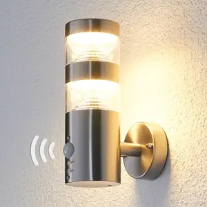Lindby Applique d'extérieur LED Lanea droite, capteurVendu parluminaire