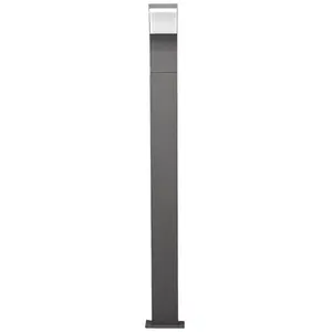 Lucande Borne lumineuse LED Timm, 100 cm, anthracite, métal, IP54 pas cher