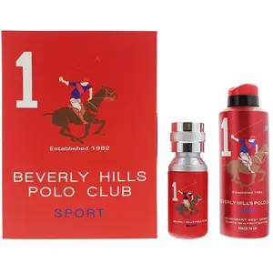 Beverly Hills Polo Club Set Nº1 325ml Eau De Toilette Clair Homme