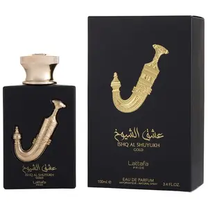 Comparateur de prix : Pride Ishq Al Shuyukh Gold by Lattafa for Men - 3.4 oz EDP Spray