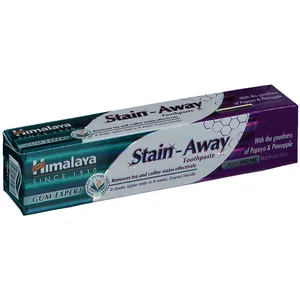 Himalaya Herbals Stain-away dentifrice blancheur intense 75 ml pas cher