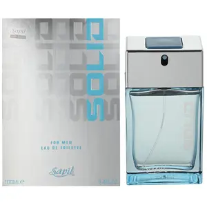 Sapil Solid for Men Cologne 100ml 3.4 Fl Oz Fresh Citrus Spicy Wood Fragrance - #1 Best Seller pas cher