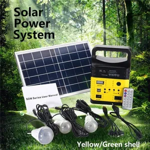 TEMPSA Kit Système Générateur Panneau Solaire 10W 6V + 3 Ampoules LED ... pas cher