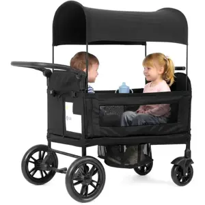 VEPSSDER Poussette pliable avec siègepour 6-48 mois enfantsnoirpoignée... pas cher