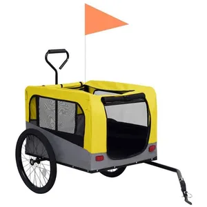 VIDAXL Remorque de bicyclette VENTE-FLASH - Remorque de vélo - pour ch... pas cher