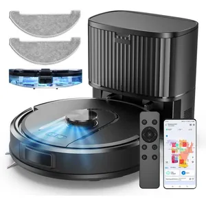 SUTEO Robot Aspirateur Laveur 5000Pa,Cleanova W11 Aspirateur Robot Ave... pas cher