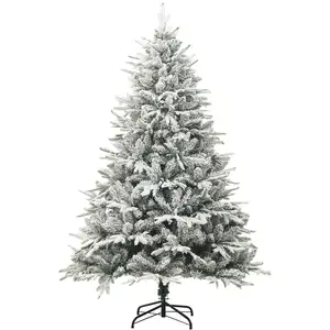 Sapin De Noël arbre De Noël Artificiel À Flocons De Neige Vert 240 Cm ...