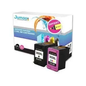 Cartouches D'encre Compatibles HP 302 XL - Lot Multicolore Pour OfficeJet 3830, Envy, DeskJet - Neuf